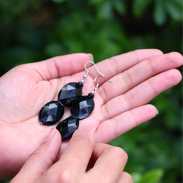 Black Handmade Earrings