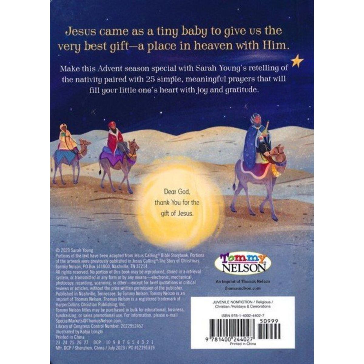 Jesus Calling Advent and Christmas Prayers