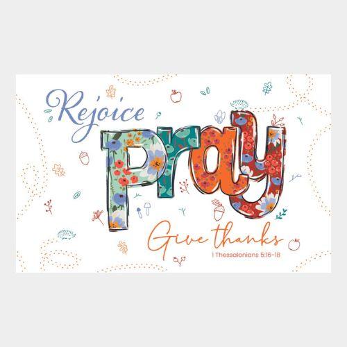 Rejoice, Pray Tea Towel