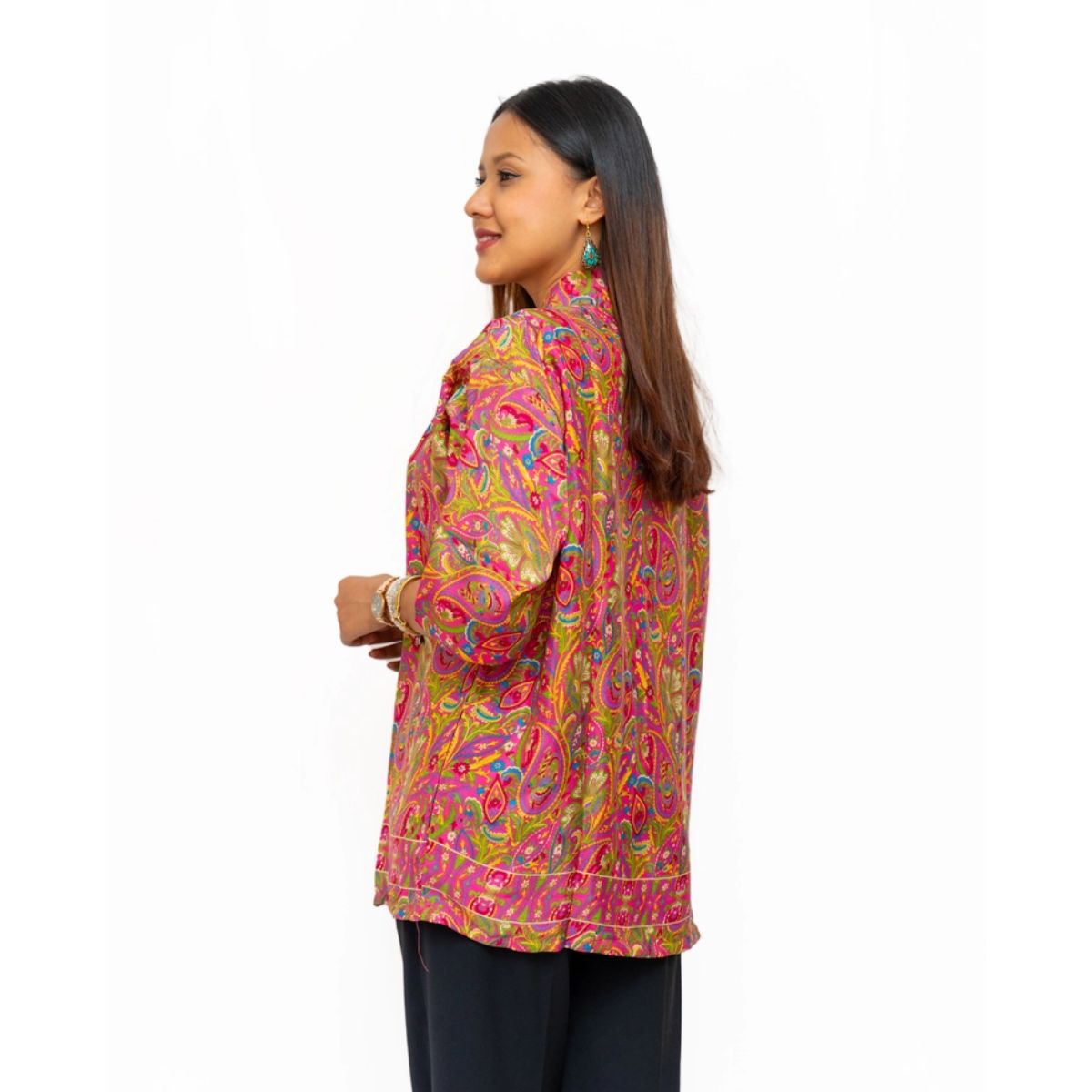 Short Sleeve Assorted Kimono