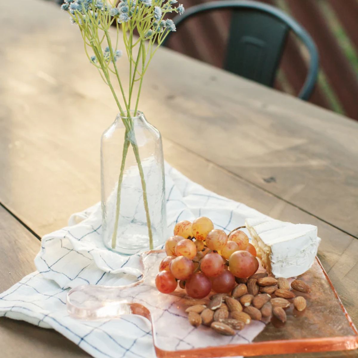 Hammered Glass Serving Board