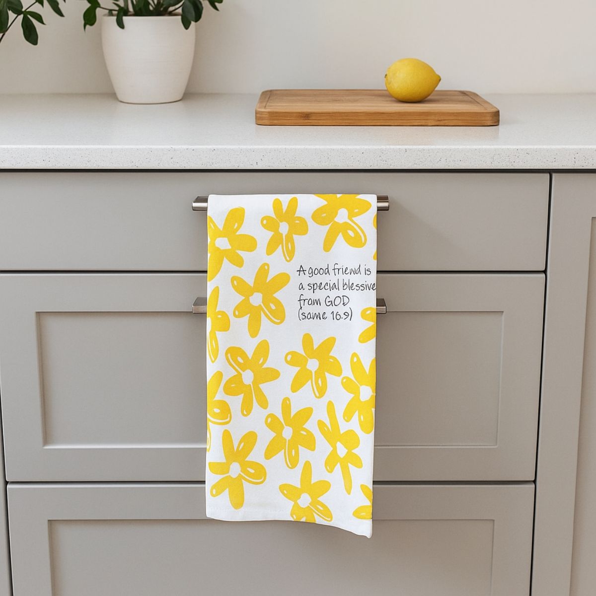 A special blessing from God teatowel