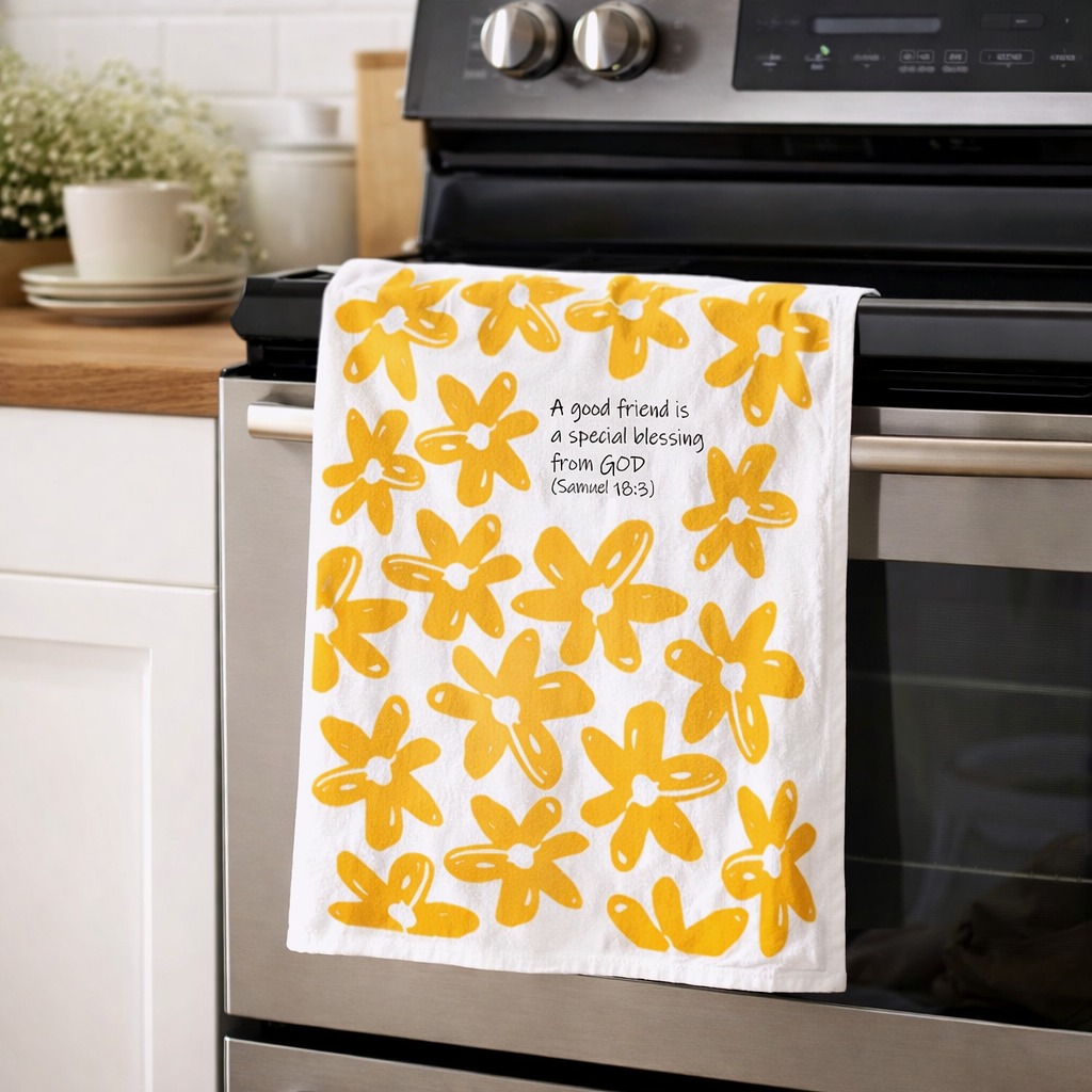 A special blessing from God teatowel