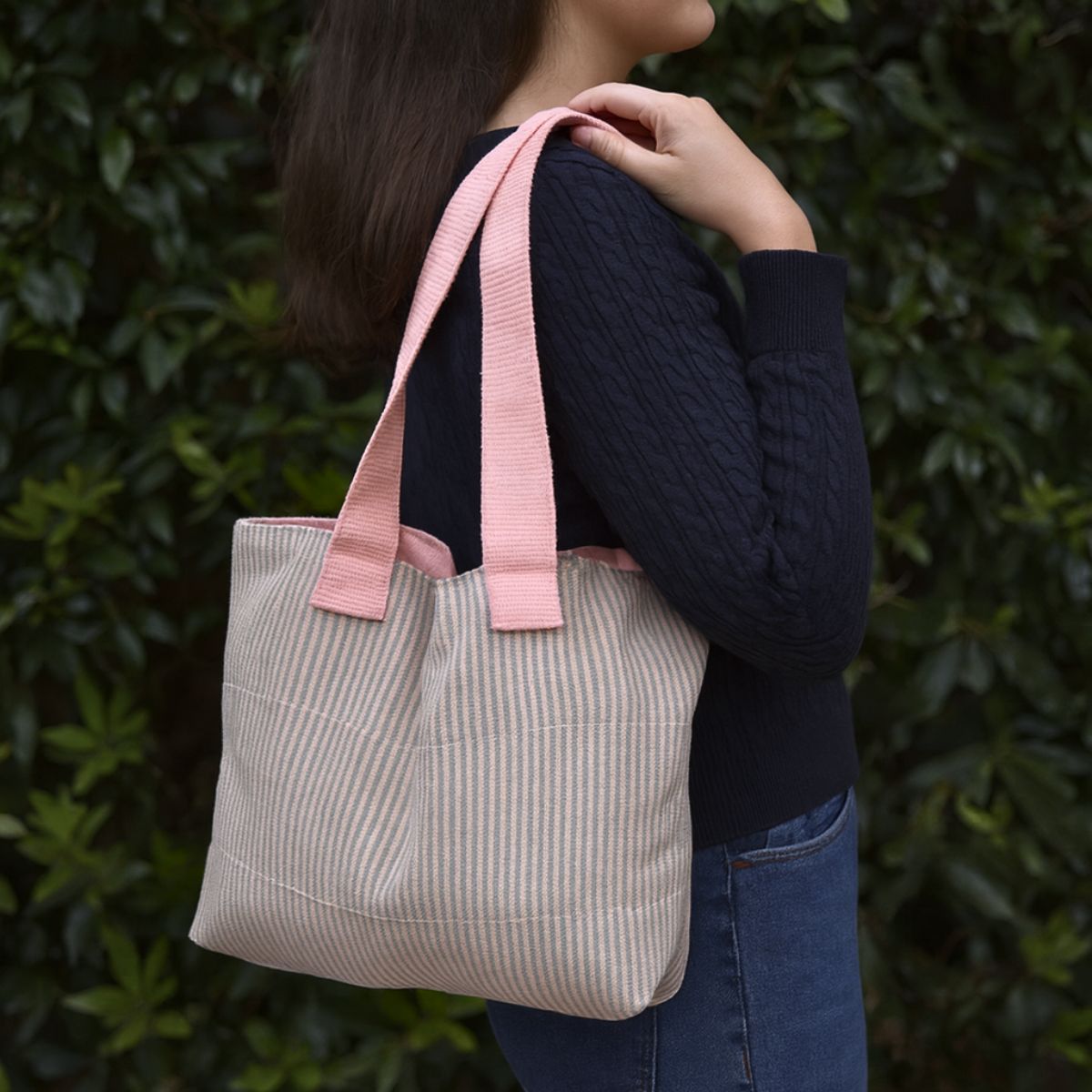 Handwoven Tape Bag