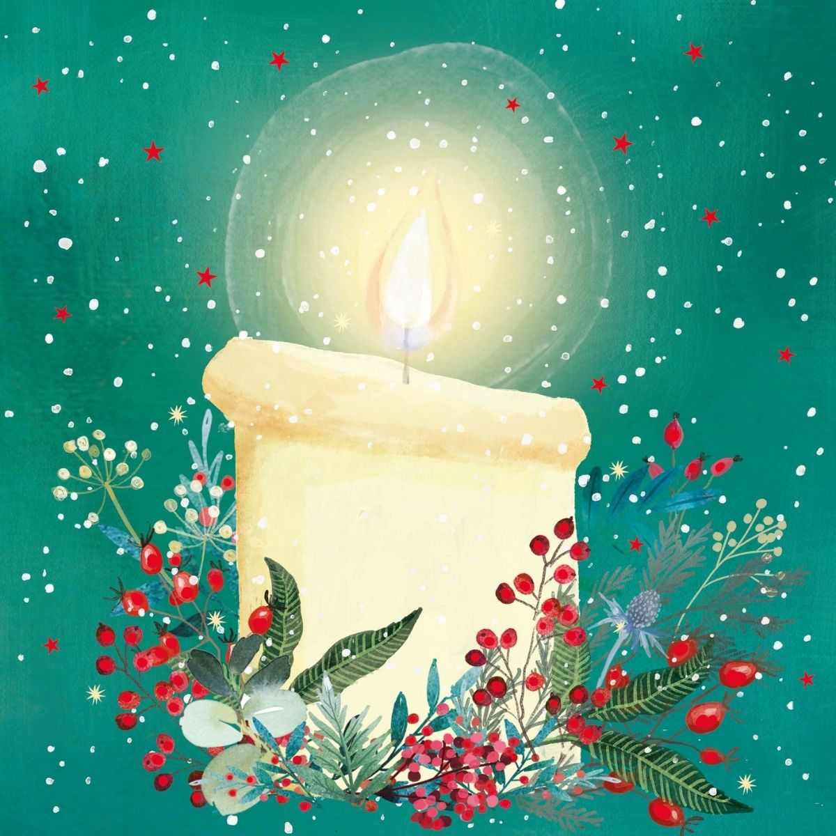 20 Four Candles Collection Christmas Cards