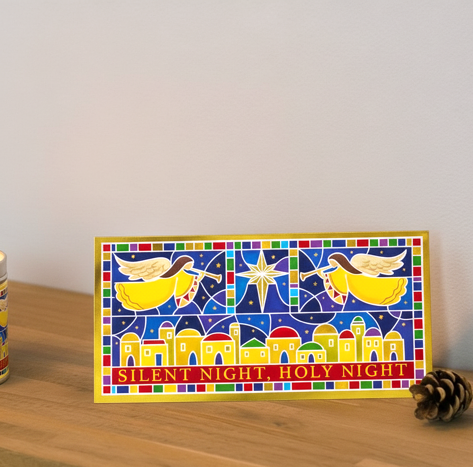 10 Angels over Bethlehem Christmas Cards