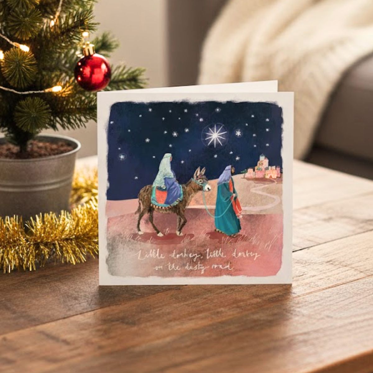 10 Little Donkey Christmas Cards