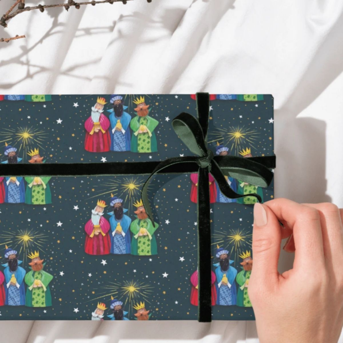 Kings and Candles Gift Wrap Duo
