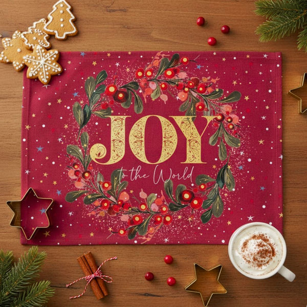 Joy To The World Tea Towel