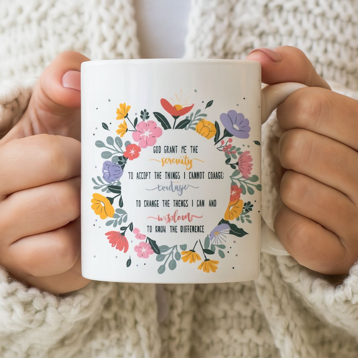 God Grant Me Serenity Coffee Mug