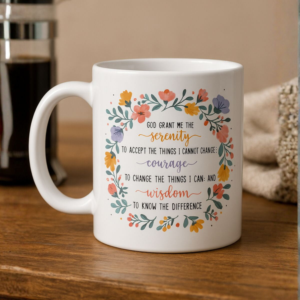 God Grant Me Serenity Coffee Mug