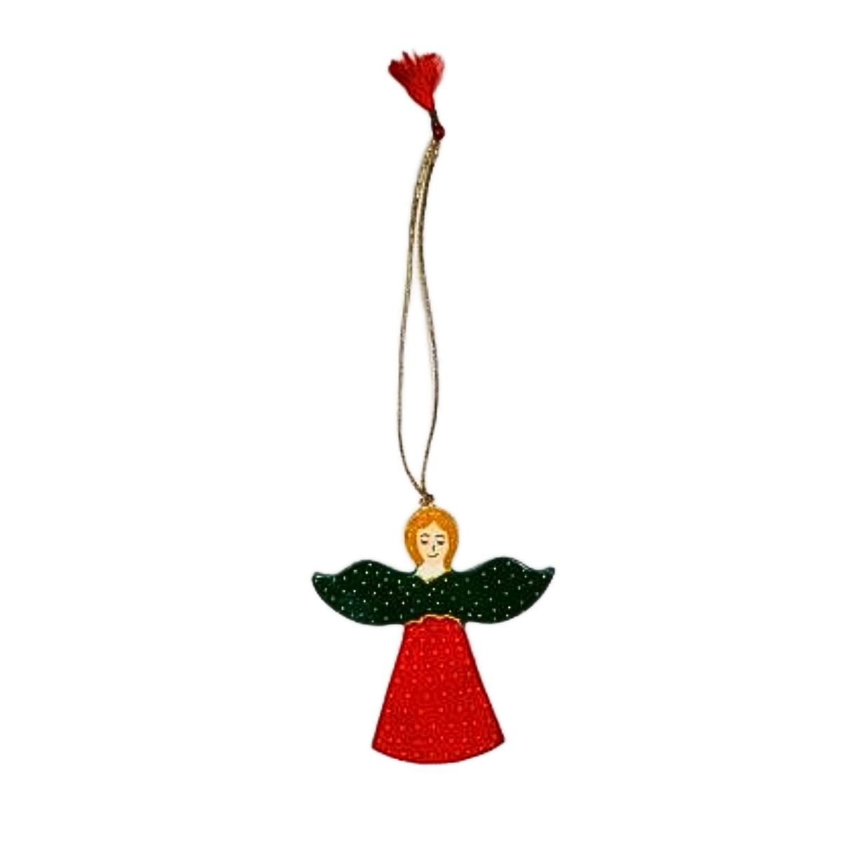Papier Mache Angel Ornament