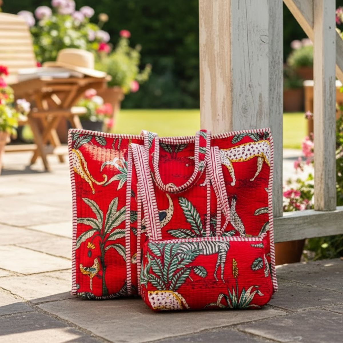 Tote Bag with Matching Pouch