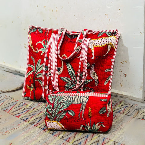 Tote Bag with Matching Pouch