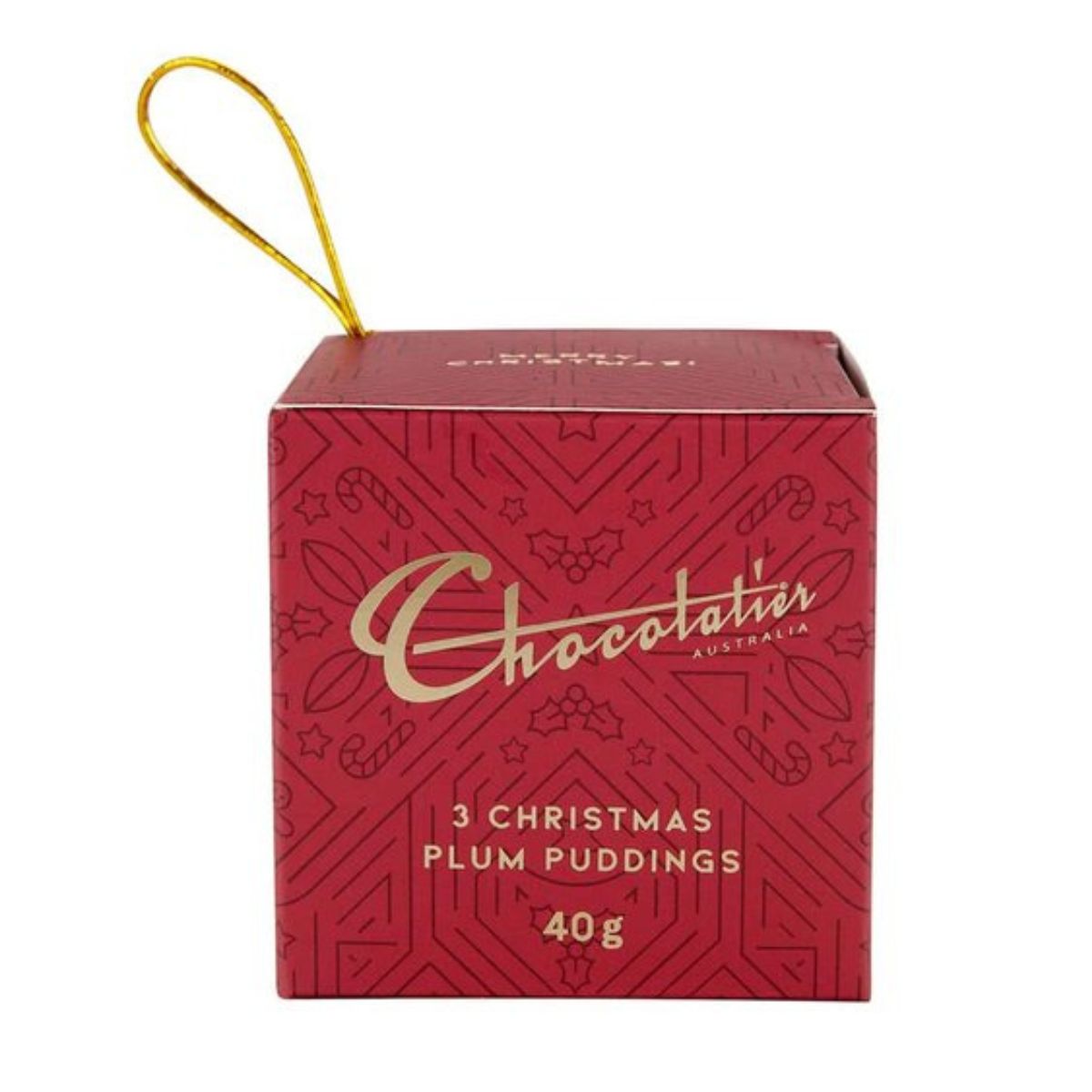 Christmas Plum Pudding Milk Chocolates Gift Box