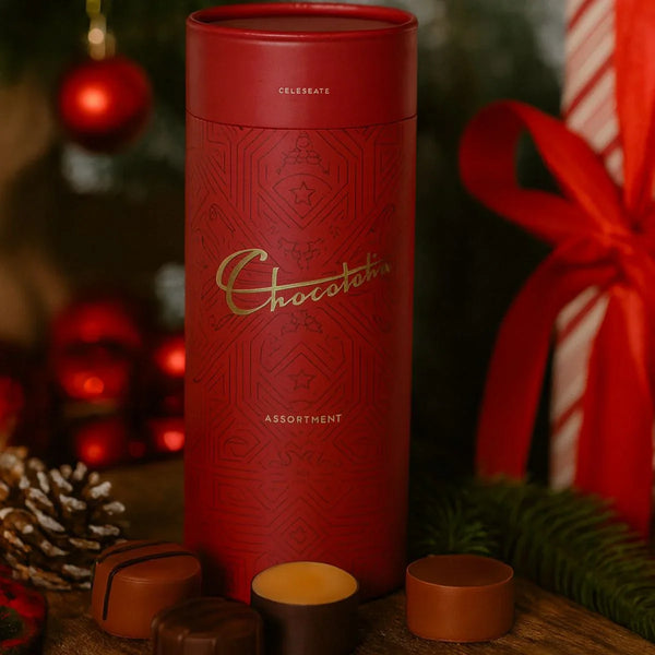 Festive Chocolate Assortment Canister