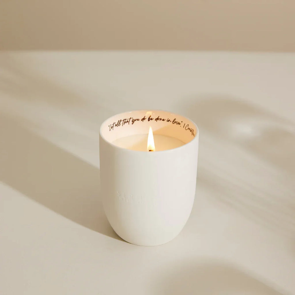 Bible Verse Jasmine & Amber Candle