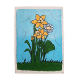Daffodil Batik Card
