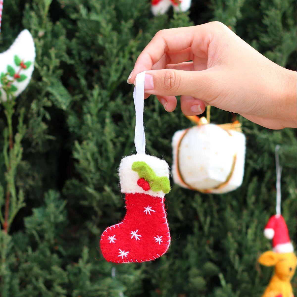 Christmas Stocking Ornament - The Leprosy Mission Shop