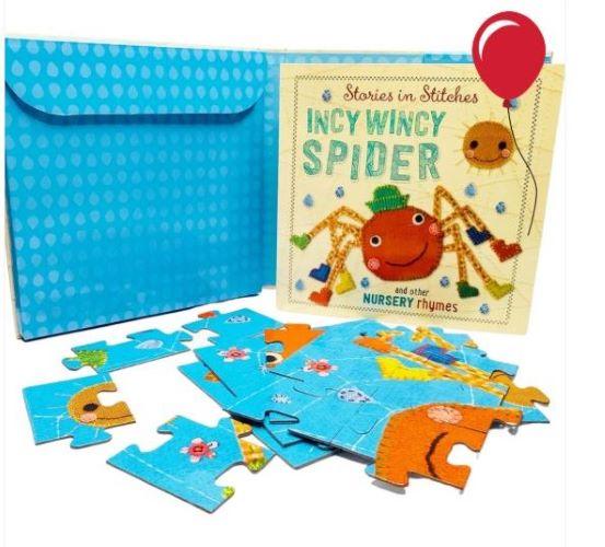 Incy Wincy Spider Jigsaw Puzzle & Book