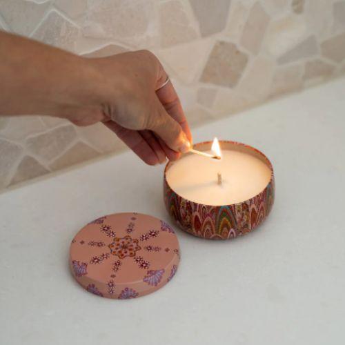 Candle Tin - Scented Lemon Myrtle - The Leprosy Mission Shop