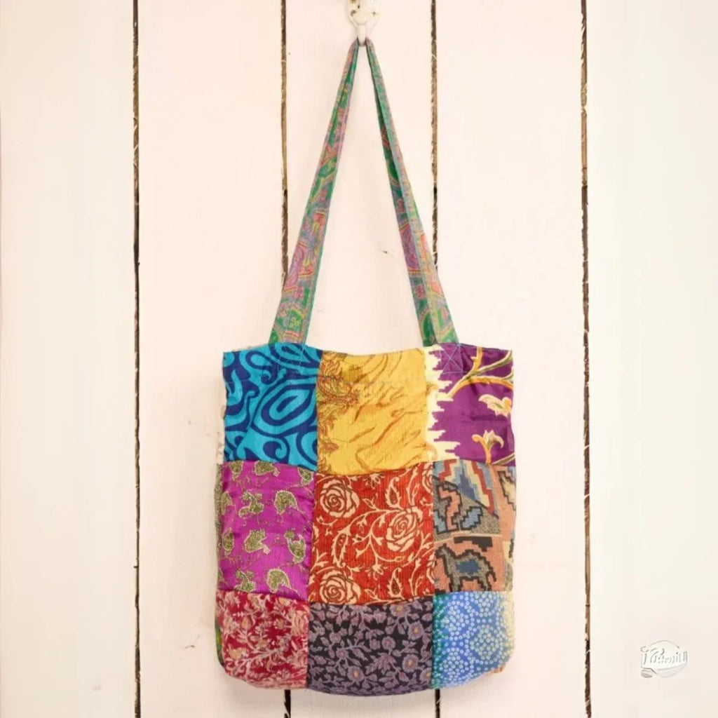 Recycled Sari Tote Bag