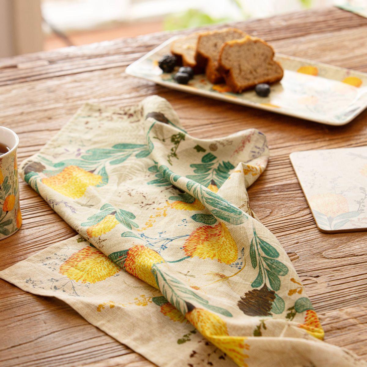 Golden Banksia 2pk Kitchen Towel