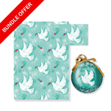 Christmas Peace & Joy Gift Wrap and Bauble