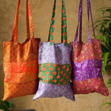 Recycled Sari Fabric Tote Bag