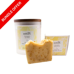 Restore Lemongrass Candle & Soap Bundle