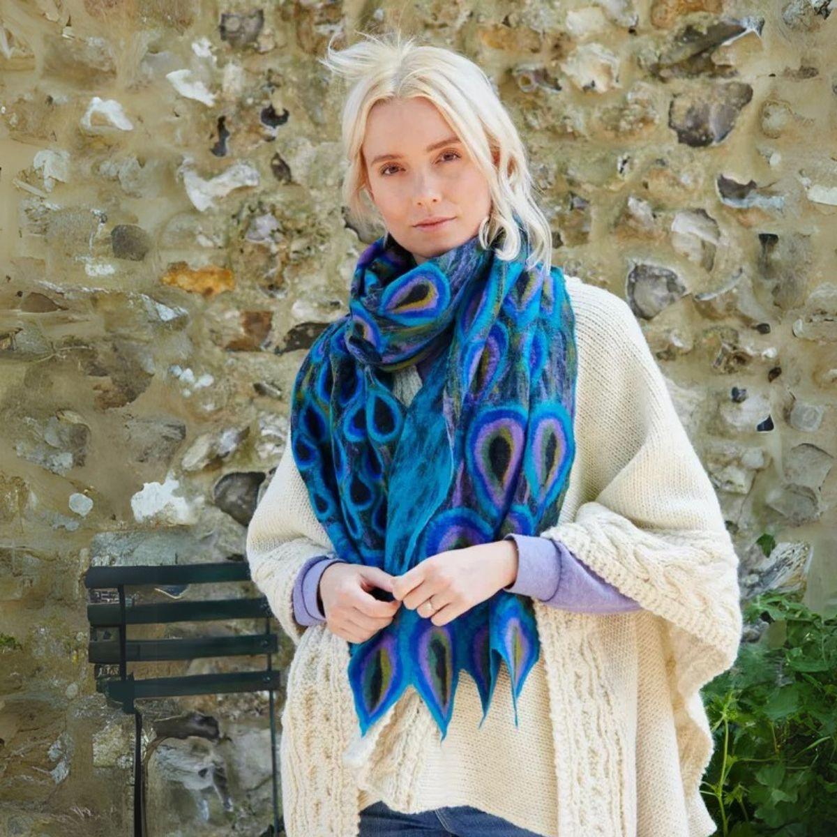 Peacock Scarf