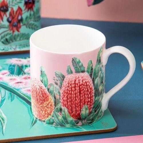 Native Flora Banksia Mug - The Leprosy Mission Shop