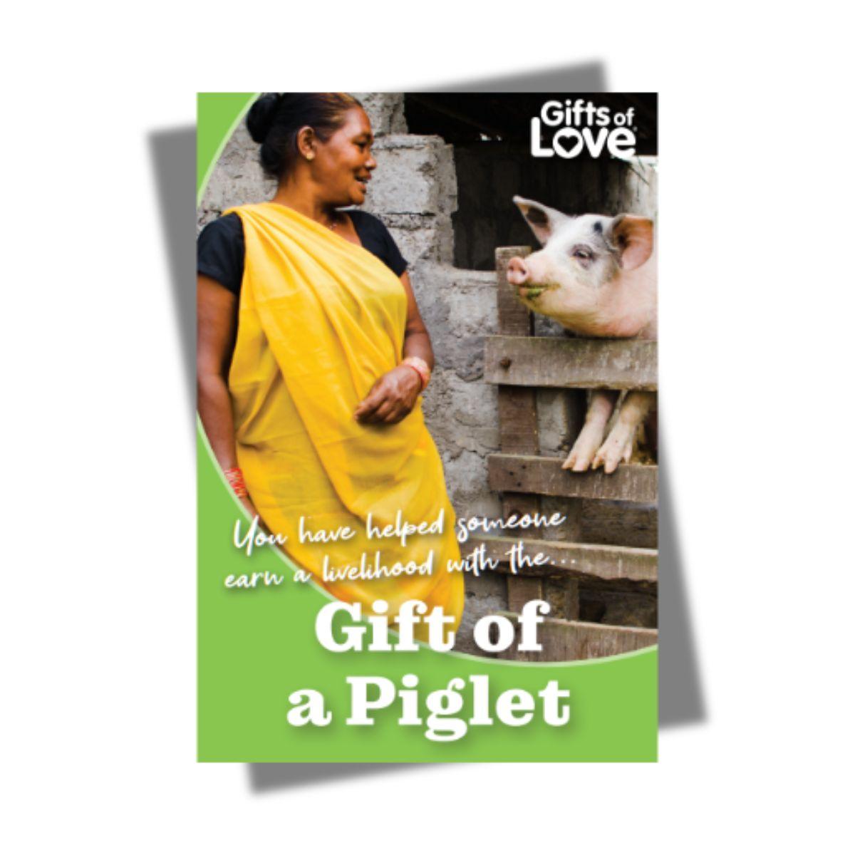 Piglet - Gift of Love (Donation) - The Leprosy Mission Shop