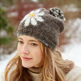 Daisy Bobble Beanie