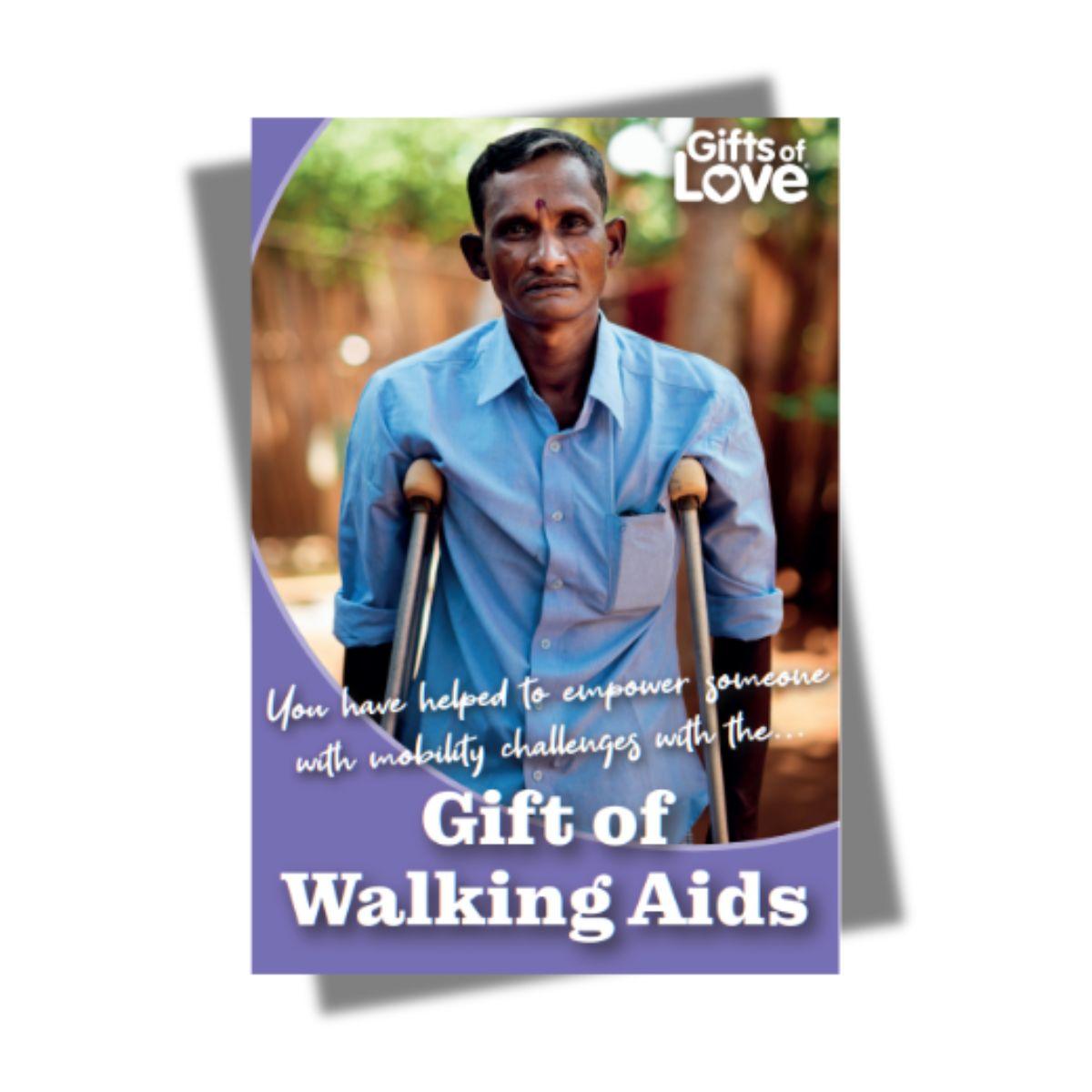 Walking Aids - Gift of Love (Donation) - The Leprosy Mission Shop