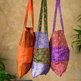 Recycled Sari Fabric Tote Bag