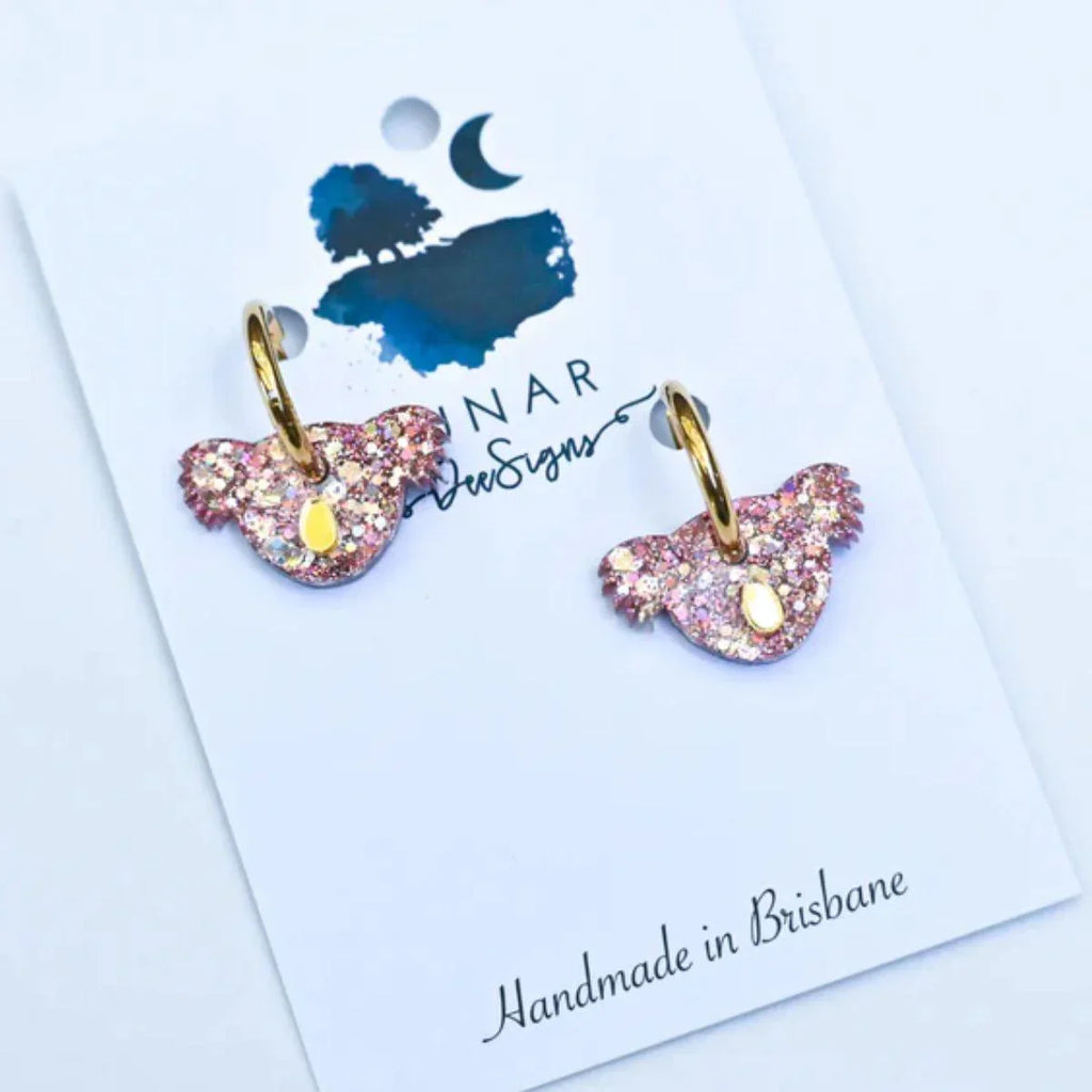 Koala Rose Gold Earrings - The Leprosy Mission Shop
