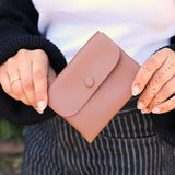 Raw Leather Cut Purse