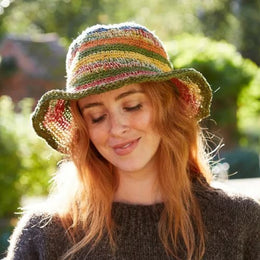 Striped Hemp Hat