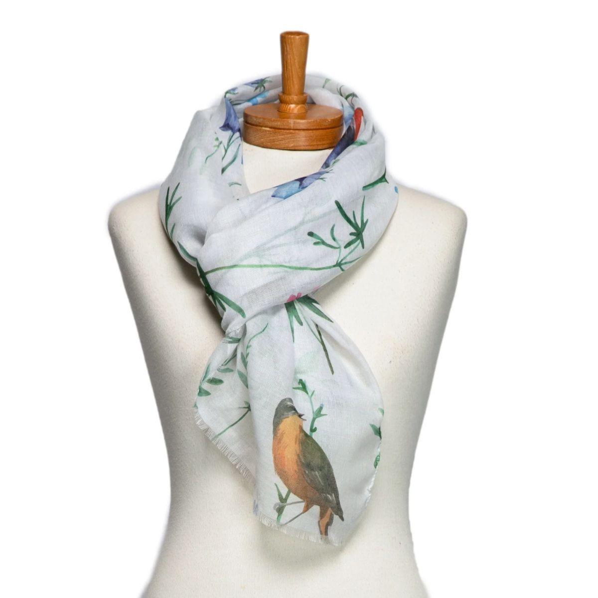 Birds, Butterflies, Dragonflies Scarf