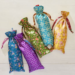 Recycled Sari Bottle Gift Bag - The Leprosy Mission Shop