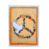 Dove Peace Batik Card