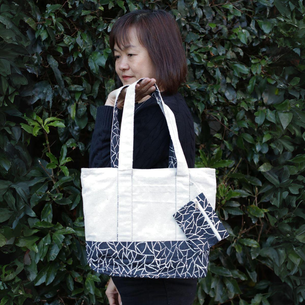 Block Canvas Bag - The Leprosy Mission Shop