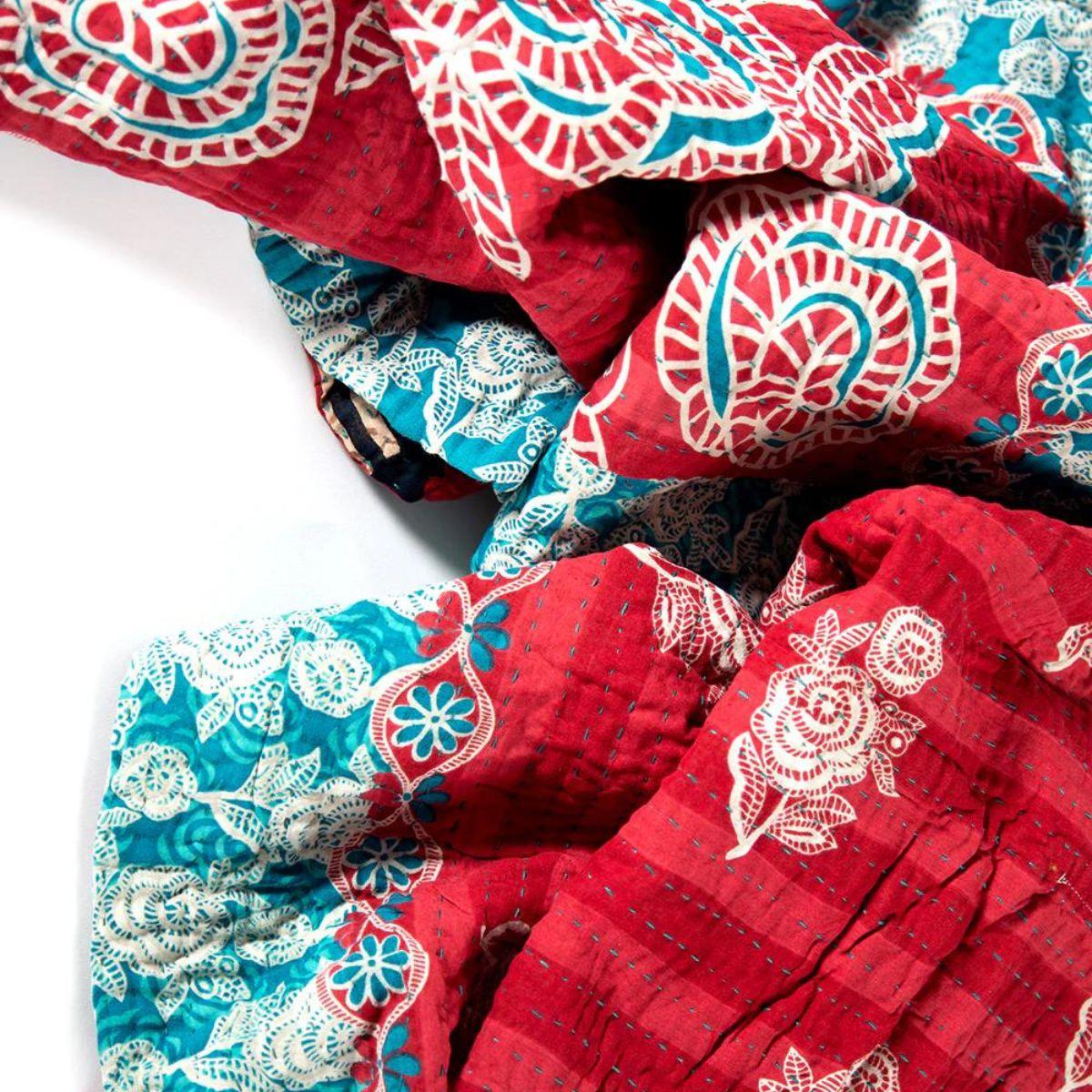 Saree King Size Bed Cover - The Leprosy Mission Shop
