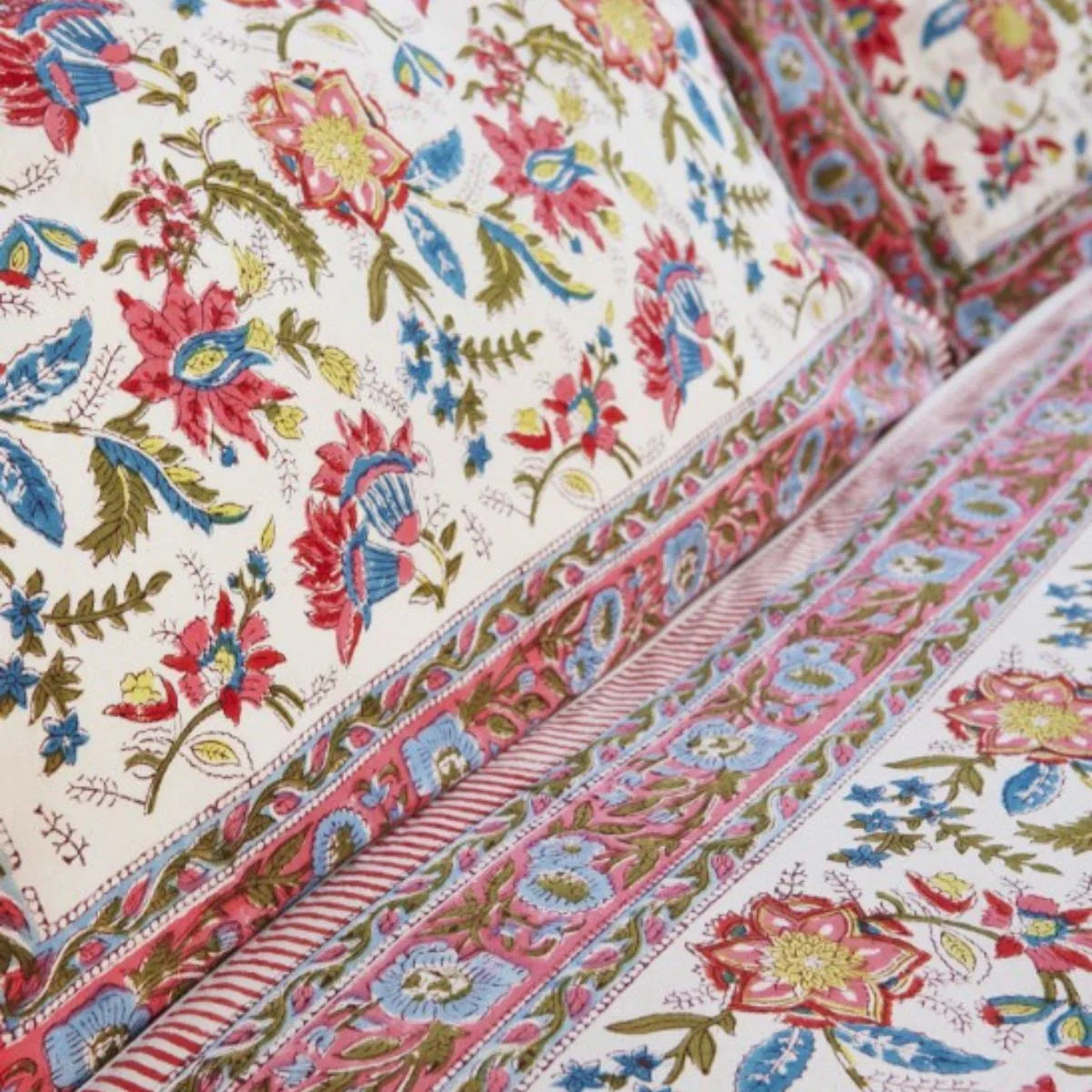 Joshika Handblock Duvet Cover set