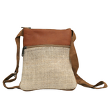 Hemp Leather Passport Bag