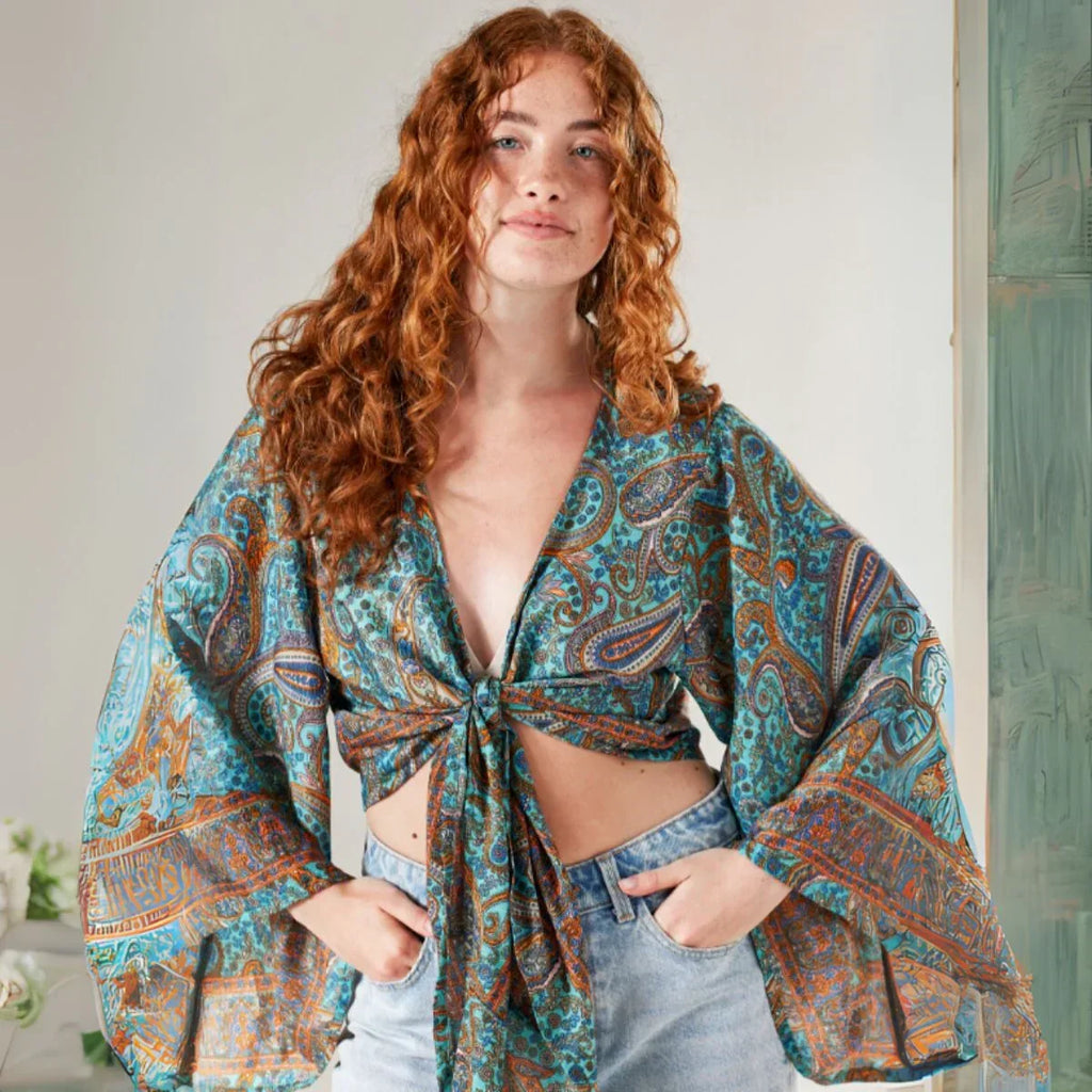 Sari Wrap Top