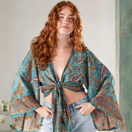 Sari Wrap Top
