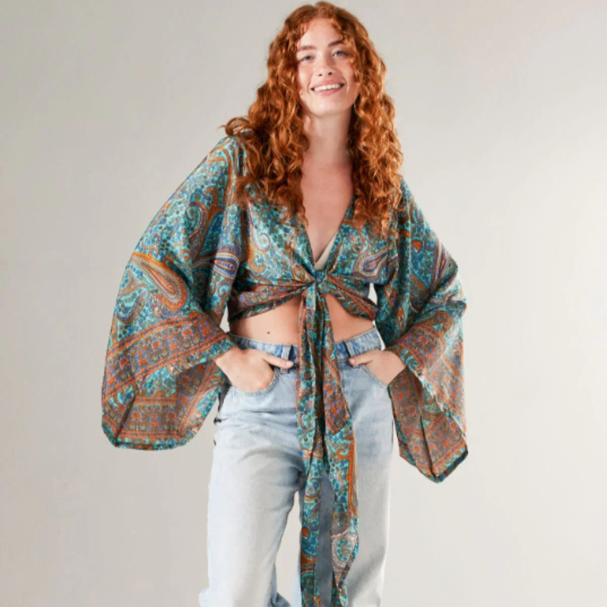Sari Wrap Top
