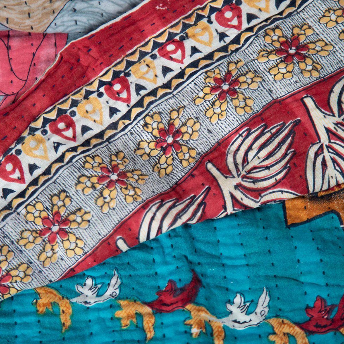 Saree King Size Bed Cover - The Leprosy Mission Shop